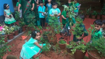 Its our gift to Mother Earth Montessori Gardening Day
