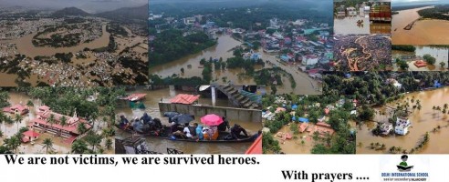 Support to flood victims